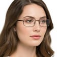 Plusy +4.00 Fotochromowe okulary do czytania z flexami ST342A brązowe