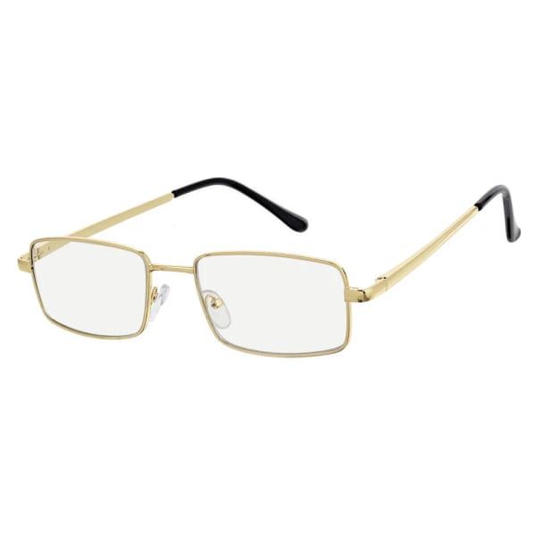 Plusy +1.50 Fotochromowe okulary do czytania z flexami ST342B złote