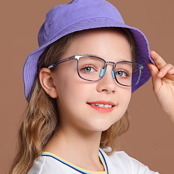Okulary dla dzieci zerówki do komputera z filtrem Blue Light 25169 czarne