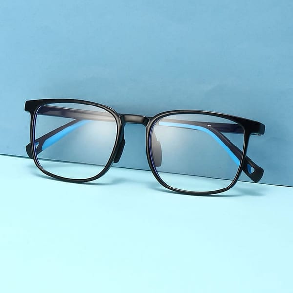 Okulary dla dzieci zerówki do komputera z filtrem Blue Light 25169B szare transparentne