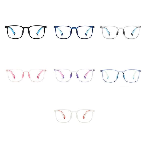 Okulary dla dzieci zerówki do komputera z filtrem Blue Light 25169D transparentny fiolet