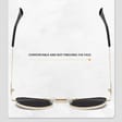 Damskie okulary przeciwsłoneczne owalne UV400 SKK-05B czarne