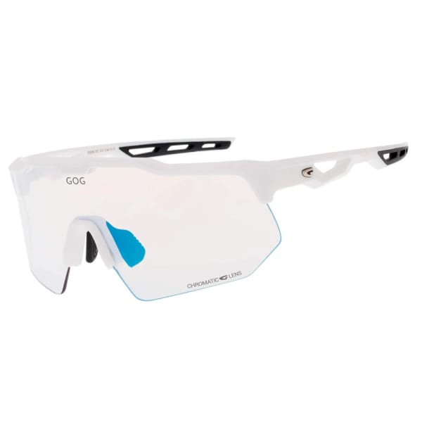Sportowe okulary przeciwsłoneczne fotochromowe GOG E606-3C biały