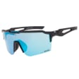 Okulary przeciwsłoneczne sportowe LENS BY ZEISS - GOG E620-1 czarny/niebieski
