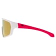 Juniorskie gumowe okulary przeciwsłoneczne sportowe GOG E995-3 biały/różowy