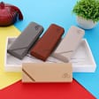 Etui okularowe na magnes ET-131B szary beż