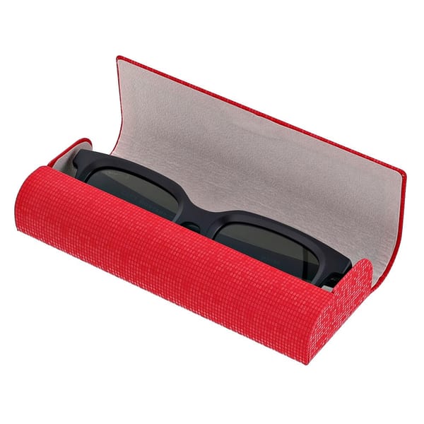 Etui okularowe na magnes ET-124A Czerwone mieniące