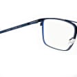 Męskie okulary PREMIUM +0.75 do czytania i komputera Blue Light+Antyrefleks STL280 niebieskie