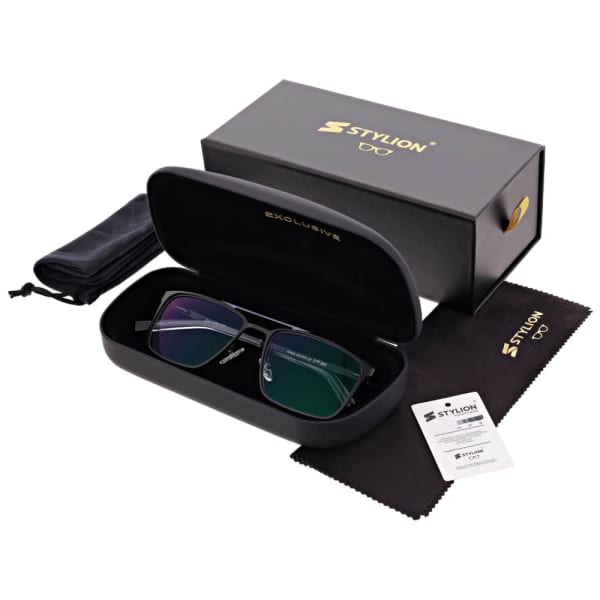 Męskie okulary Fotochromowe PREMIUM +0.50 do czytania z antyrefleksem STF380