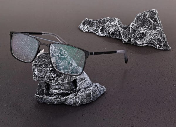 Męskie okulary Fotochromowe PREMIUM +0.50 do czytania z antyrefleksem STF380