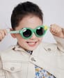 Dziecięce 3-6 lat gumowe okulary przeciwsłoneczne polaryzacyjne POL-JR-68B różowe