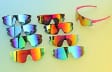 Dziecięce 8-13 lat sportowe okulary przeciwsłoneczne SVMK-20 czarny/niebieski