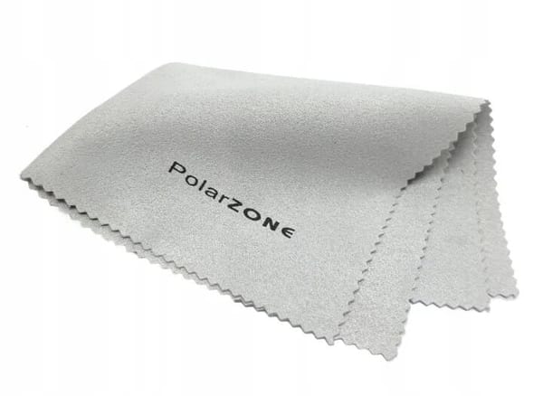 Ściereczka z mikrofibry do okularów - szara - PolarZone 18x15